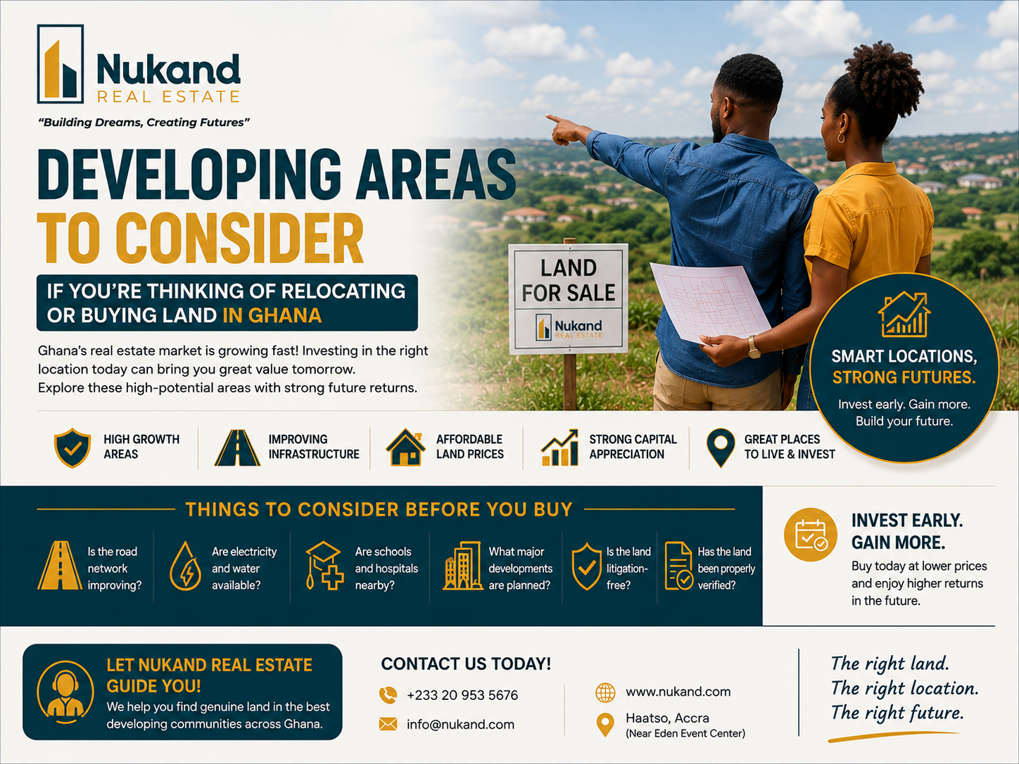 Top Developing Areas to Consider When Buying Land in Ghana